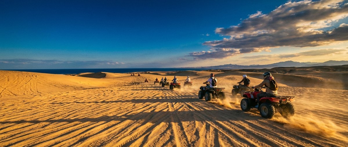 Quad Tour durch die ägyptische Wüste bei Hurghada